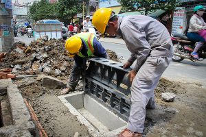 Nạo vét hố ga tại Hà Nội