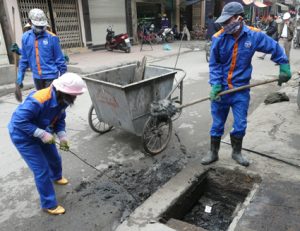 Thông tắc đường ống thoát nước tại Ba Đình