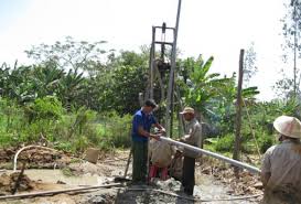 Khoan giếng tại Bắc Giang