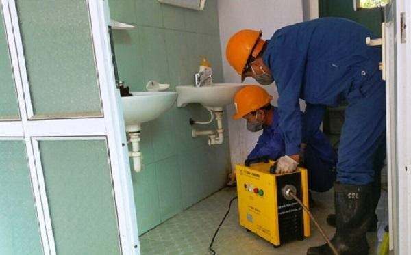 Thông tắc cống tại Bắc Giang