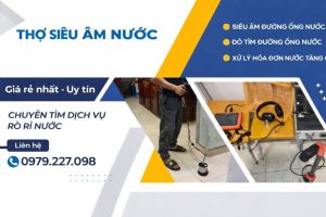 Siêu Âm Dò Tìm Đường Ống Nước